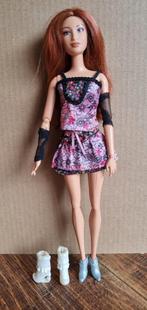Edeline Barbie hoofd met Fashionista lijfje, Ophalen of Verzenden, Gebruikt, Pop