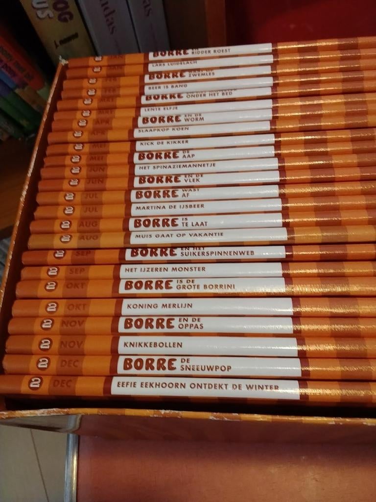 Borre de gestreepte boekjes groep 2.compleet nu  € 35, 5 of 6 jaar, Fictie algemeen, Jongen of Meisje, Ophalen of Verzenden