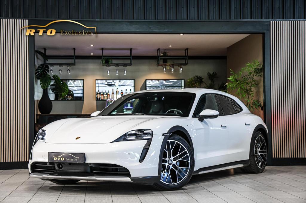 Porsche Taycan Cross Turismo 4 93 kWh|21''|Innodrive|Luchtve, Auto's, Automaat, Zwart, 4 stoelen, Leder