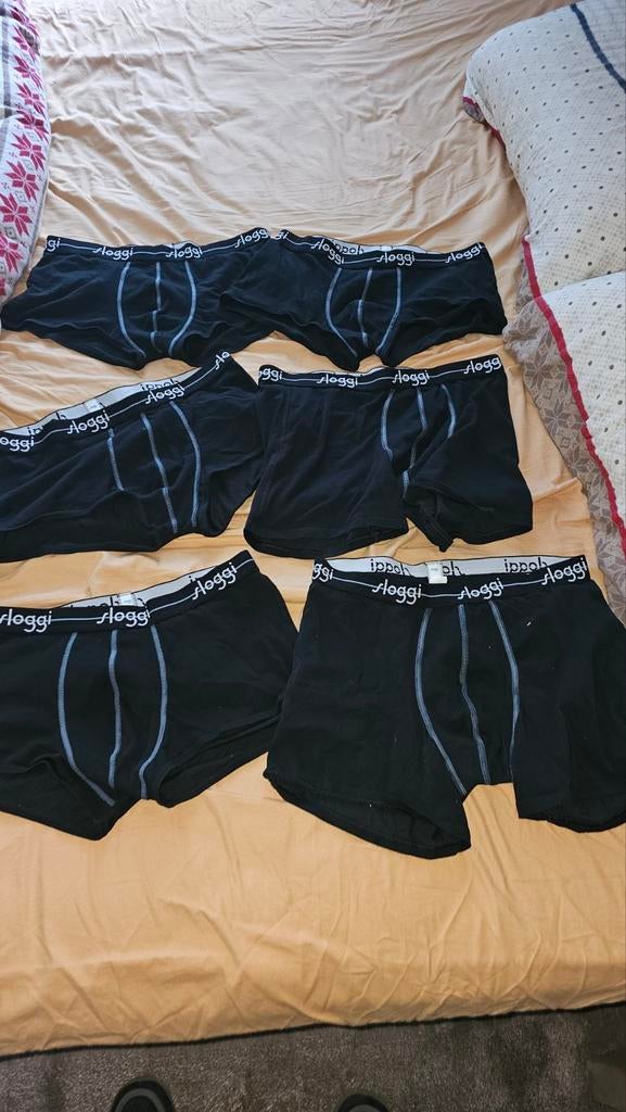 Sloggi ondergoed maat L - Zwarte boxershorts 6 stuks, Ophalen of Verzenden, Zwart, Sloggi, Boxer