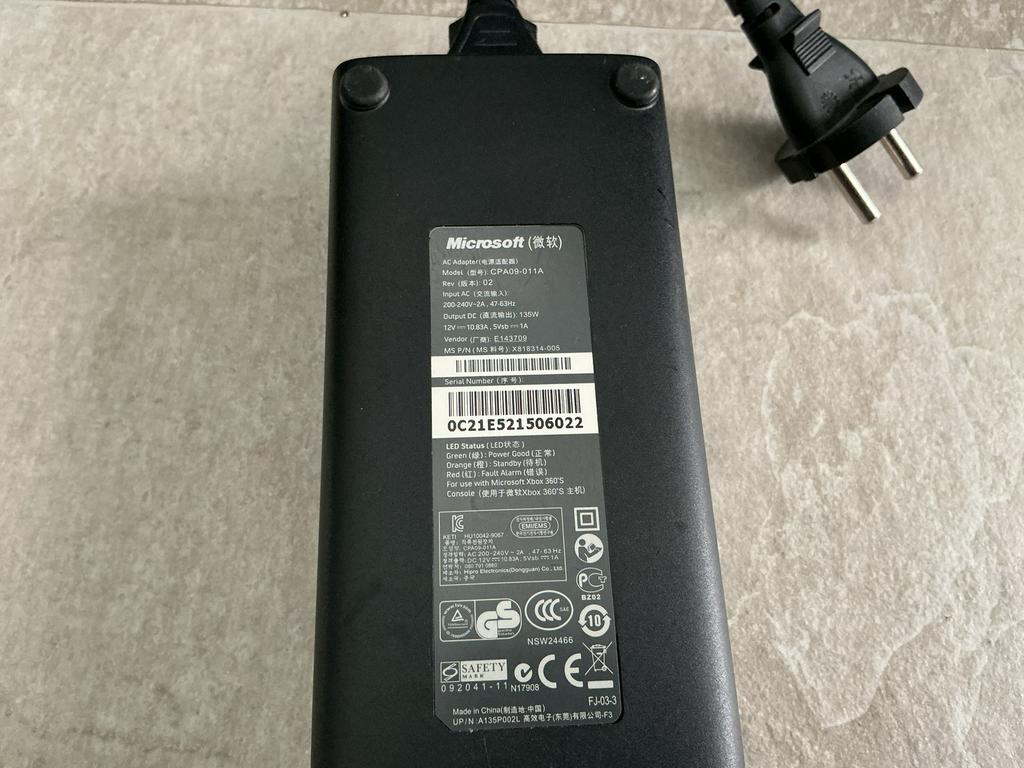 Xbox adapter, Ophalen of Verzenden, Gebruikt, Voeding of Kabel, Xbox Original
