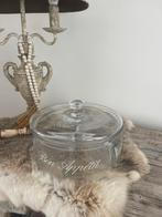 Glazen koektrommel van Riviera Maison met letters, Ophalen, Zo goed als nieuw