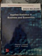 Applies Statistics in Business and Economics - 2024 release, Ophalen of Verzenden, Beta, Zo goed als nieuw, Niet van toepassing