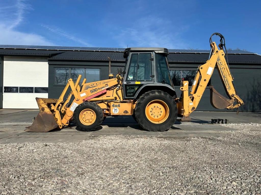 Case 580 super SLE, Zakelijke goederen, Machines en Bouw | Kranen en Graafmachines, Graaflaadcombinatie