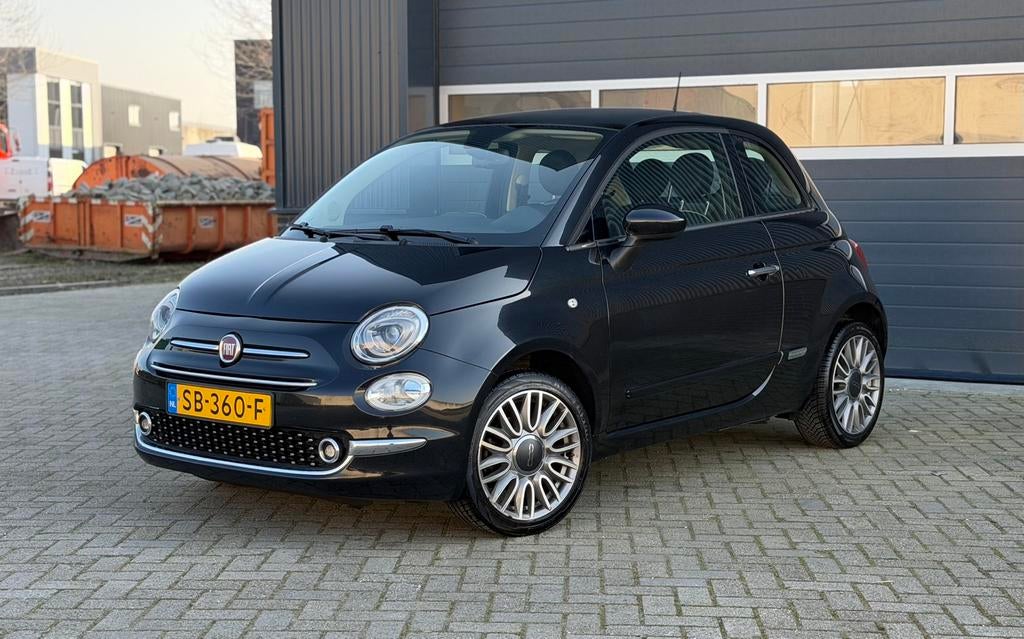 Fiat 500 1.2 2018 Zwart Nwe Distributieriem Nwe Apk Nap Airc, Auto's, Fiat, Voorwielaandrijving, 1242 cc, 4 cilinders, 840 kg
