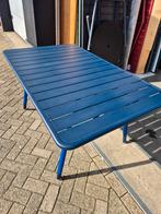 2x demo fermob tafels 165x100 deep/acapulco blue Prijs p/st, Tuin en Terras, Ophalen, Rechthoekig