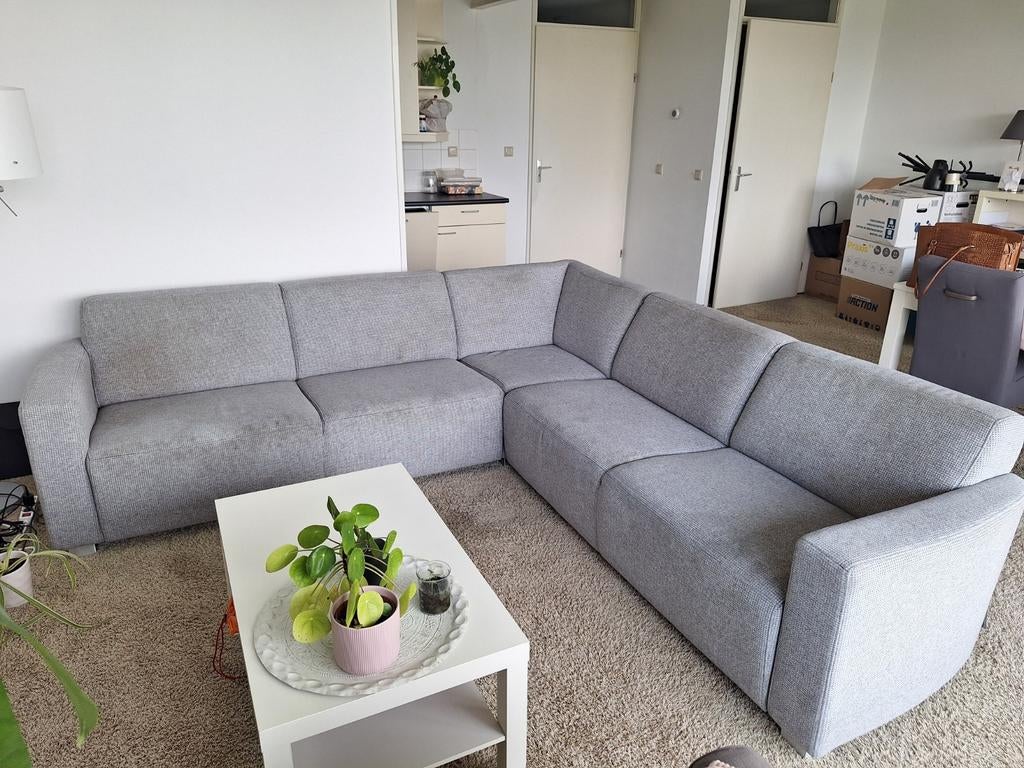 Gereserveerd: Gratis grijze hoekbank, Ophalen, Gebruikt