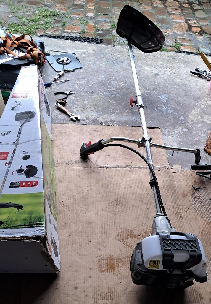 bosmaaier benzine zo goed als nieuw, Ophalen, Benzine, Zo goed als nieuw, Powerplus