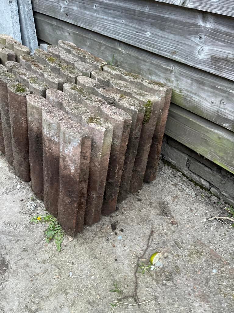 Gebruikte betonnen terrastegels/klinkers, Tuin en Terras, Tegels en Klinkers, Ophalen, Gebruikt, Minder dan 5 m², Beton