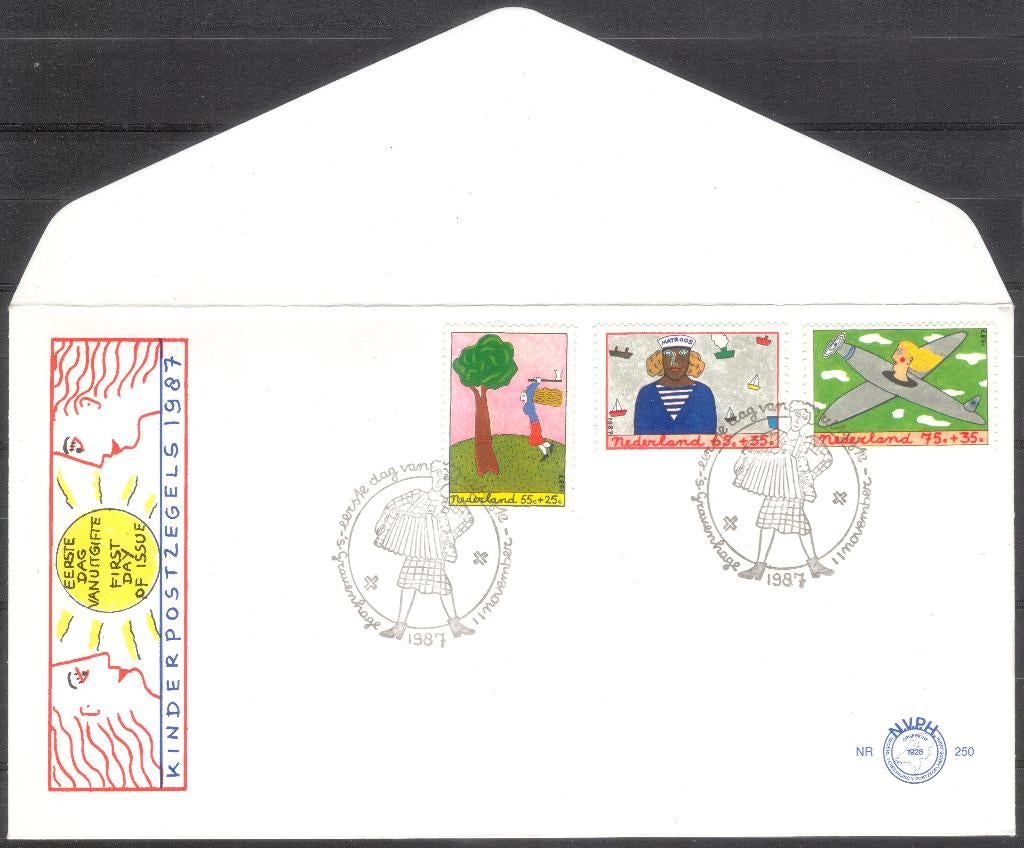 E250 - kind 1987 - kind en beroep, Verzenden, Onbeschreven, Nederland