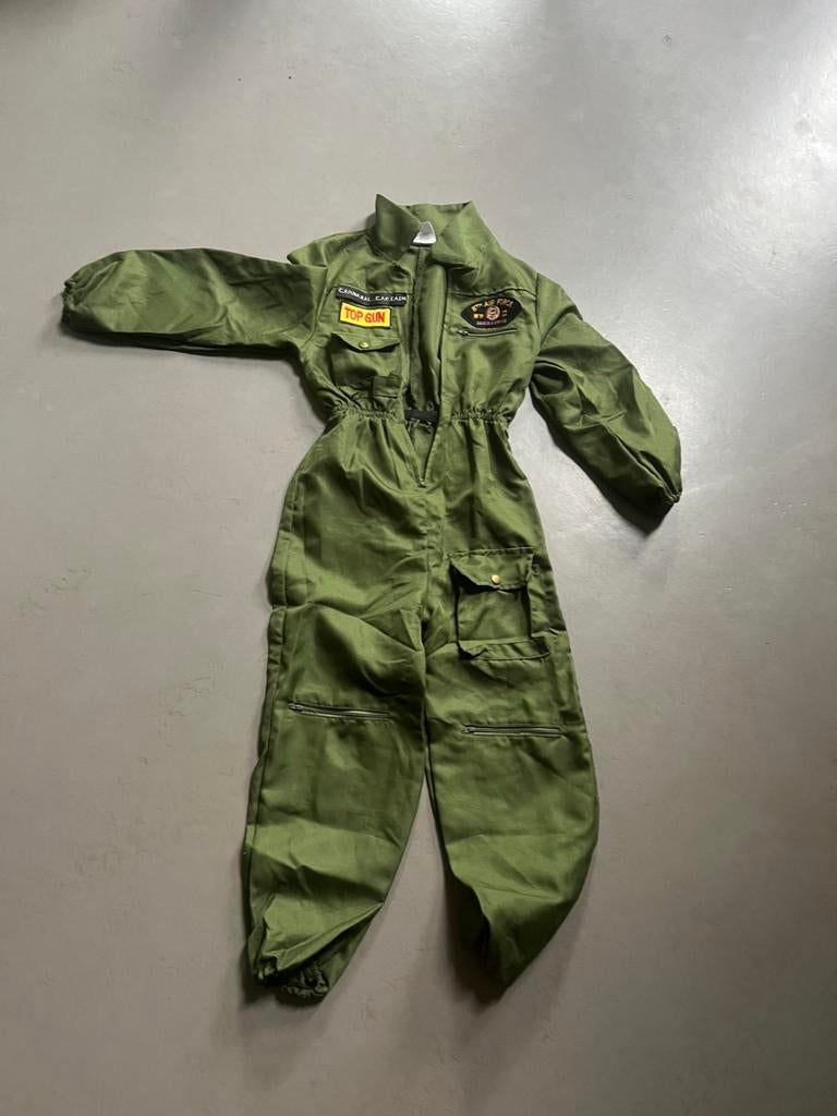 Pilotenpak maat 140, Kinderen en Baby's, Carnavalskleding en Verkleedspullen, Ophalen of Verzenden, Zo goed als nieuw, 134 t/m 140