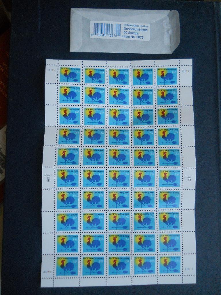 Amerika VS USA. Compleet vel met 50 zegels H-series postfris, Ophalen of Verzenden, Postfris, Noord-Amerika
