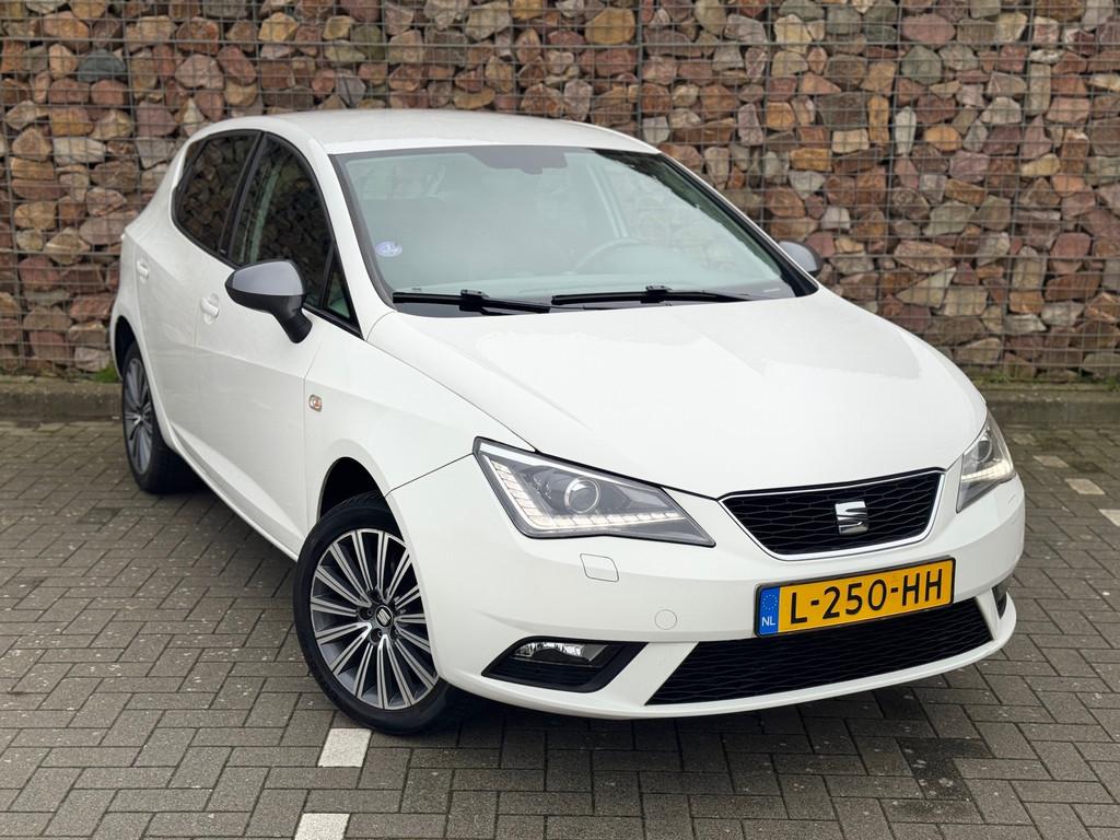 Seat Ibiza 1.0 EcoTSI FR Connect Automaat Airco, Auto's, LED verlichting, Leder en Stof, Bedrijf, 570 kg