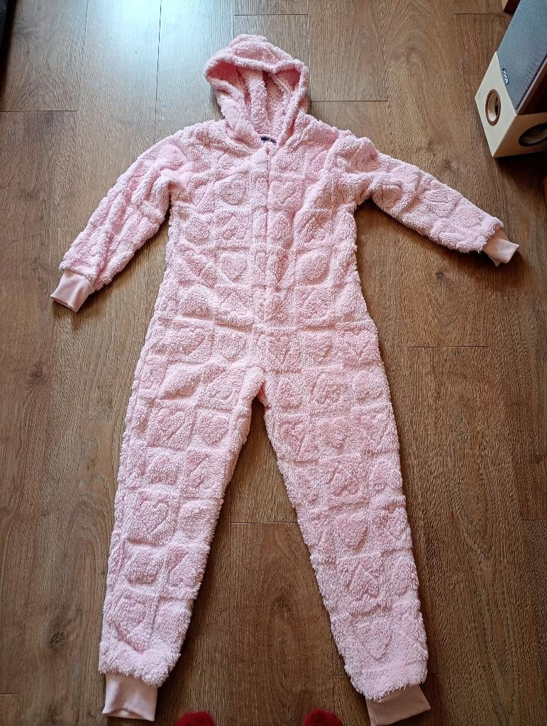 Mooie roze onesie mt 158/164, Kinderen en Baby's, Kinderkleding | Maat 158, Ophalen of Verzenden, Zo goed als nieuw, Jurk of Rok