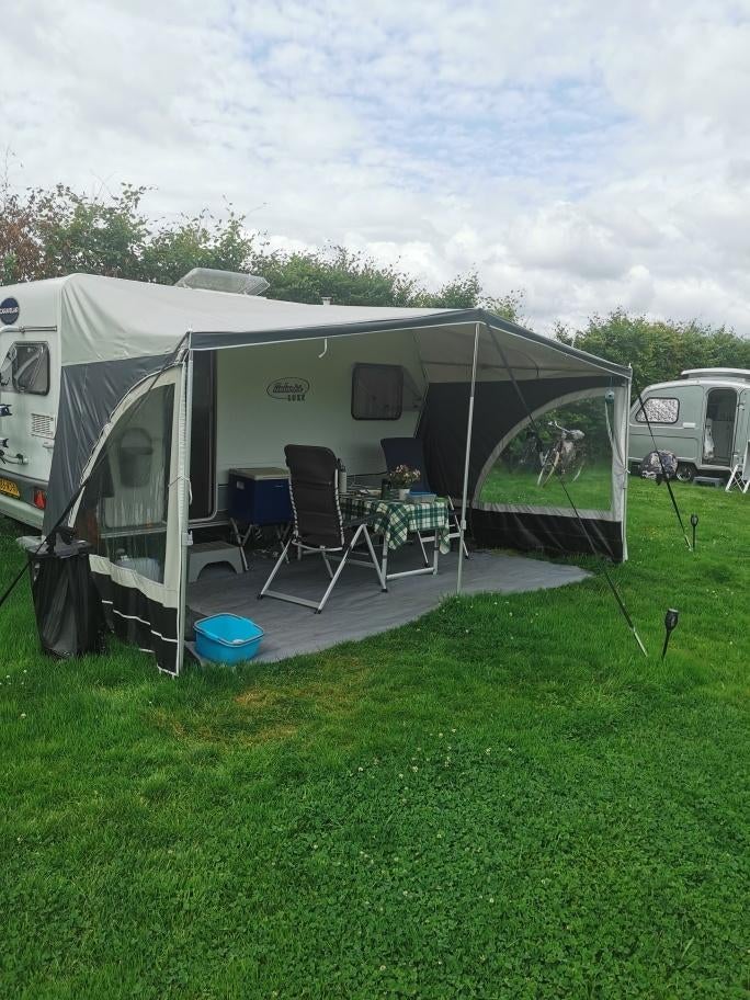 caravanluifel, Ophalen, Gebruikt