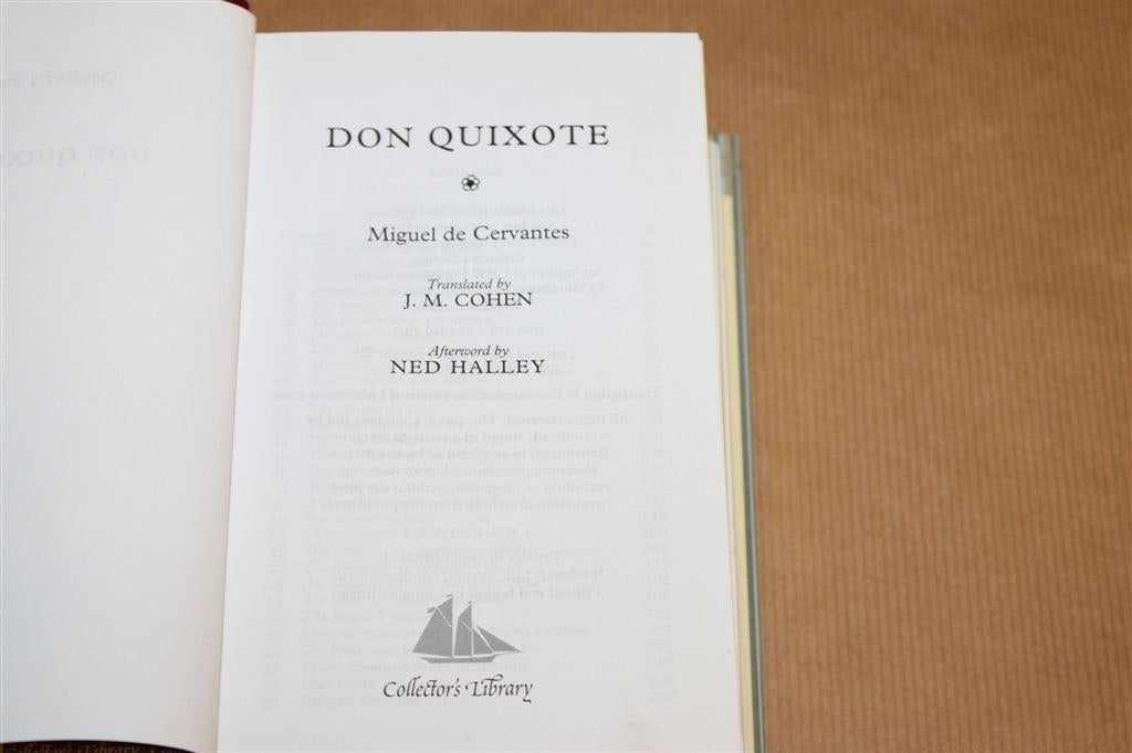 Don Quixote — Cervantes, Collector's Library Goud op Snee, Boeken, Ophalen of Verzenden, Gelezen