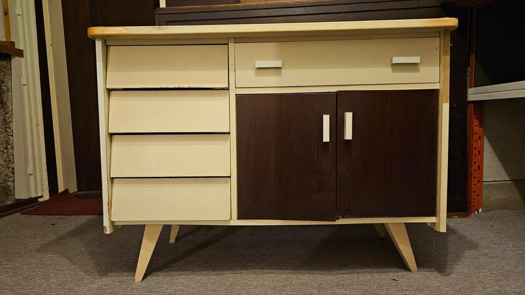 Retro commode, Ophalen, Overige materialen, Gebruikt, 25 tot 50 cm