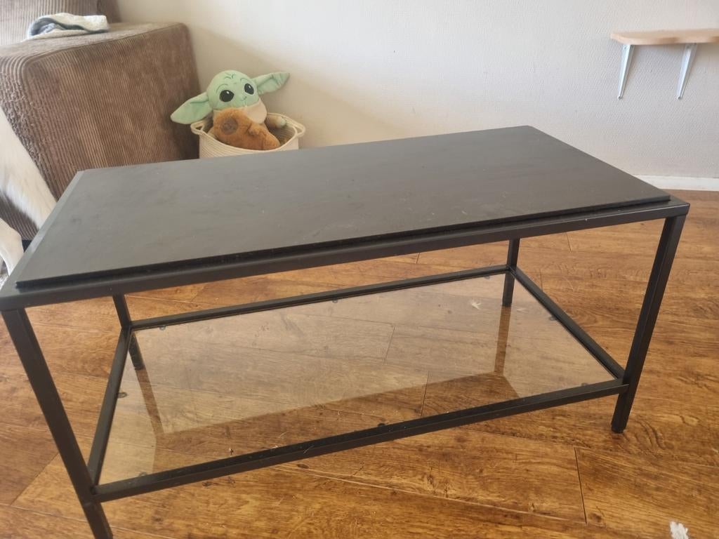 Salontafel / bijzet tafel, Huis en Inrichting, Tafels | Sidetables, Ophalen of Verzenden, 25 tot 50 cm, Rechthoekig, 50 tot 100 cm