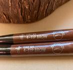 € 4,00 voor 2 WENKBRAUW Potloden waterproof ~ bruin, Ogen, Bruin, Nieuw, Ophalen of Verzenden
