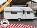 Hobby 495 WFB De Luxe 2025 MEGA KORTING!!!, Caravans en Kamperen, Schokbreker, Bedrijf, Treinzit, 4 tot 5 meter