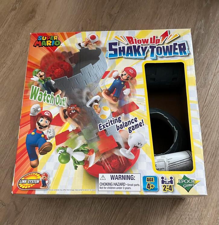 Mario shaky tower spel, Hobby en Vrije tijd, Gezelschapsspellen | Overige, Zo goed als nieuw, Ophalen of Verzenden