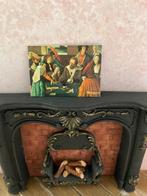 poppenhuis schilderij, Ophalen of Verzenden, Nieuw, Poppenhuis