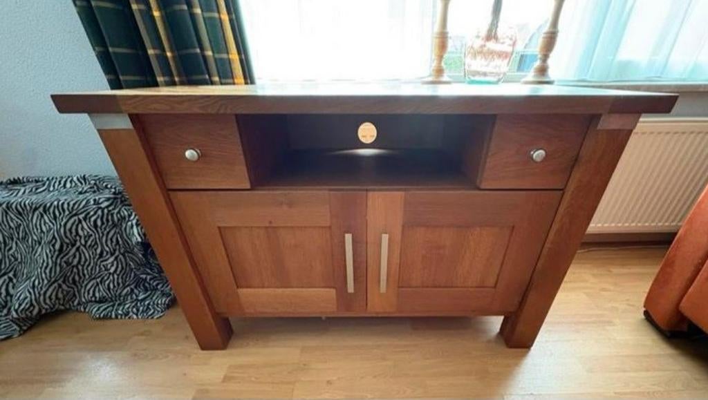 Teak houten dressoir  100x48x73, Ophalen, 25 tot 50 cm, 100 tot 150 cm