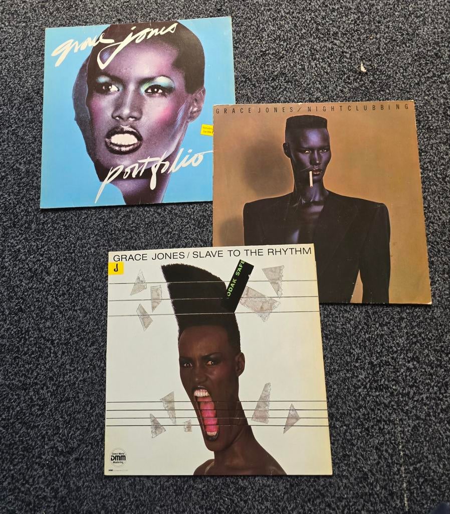 Grace Jones 3 lp's, Ophalen of Verzenden, Gebruikt, 12 inch