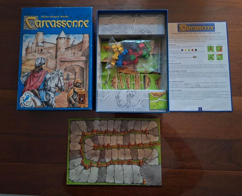 Carcassonne compleet, Ophalen of Verzenden, Zo goed als nieuw