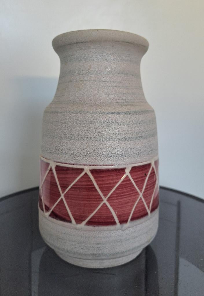 Vintage Fat Lava Vaas 519-17 Bay Keramik West Germany, Antiek en Kunst, Antiek | Vazen, Ophalen of Verzenden