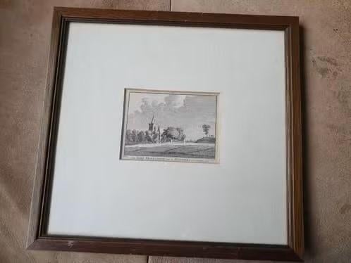 Het Dorp Wemeldinge met de Vliedberg in ´t Verschiet 1743, Ophalen