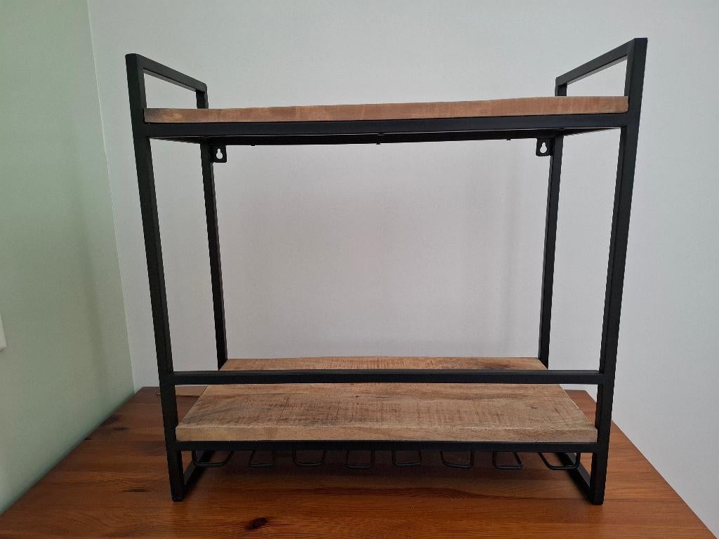 wijnrek, Ophalen, Zo goed als nieuw, Metaal, 5 tot 15 flessen