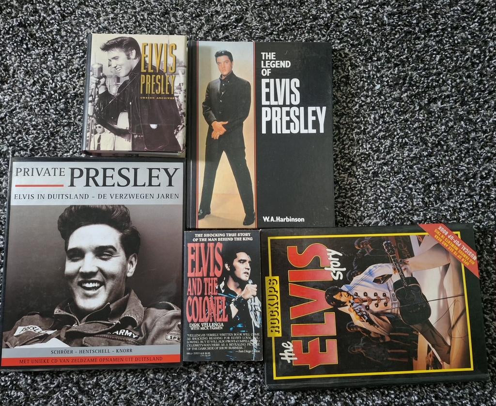 Elvis Presley 7x mooie boeken, Verzenden, Zo goed als nieuw, Artiest