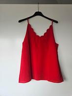 Emma Ella Rood Scallop Top Maat S Nieuw met kaartje, Emma Ella Paris, Emma Ella, Info@emmaella.com, Nieuw