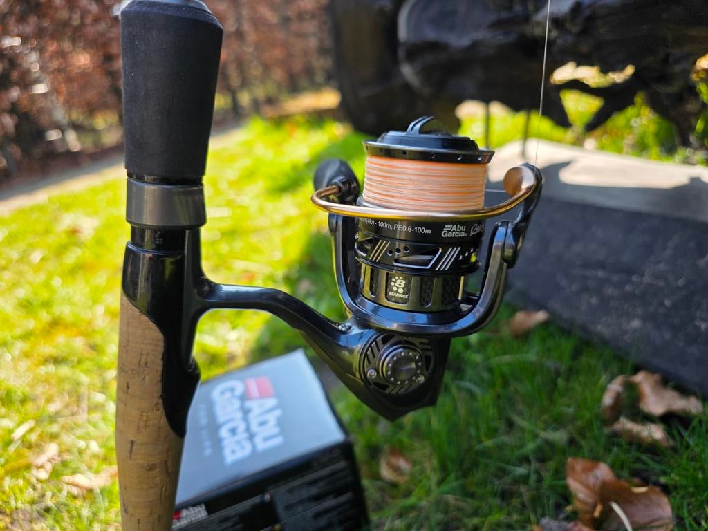 Schitterend verticaal set, hoger segment molen en hengel, Watersport en Boten, Ophalen, Nieuw, Complete set