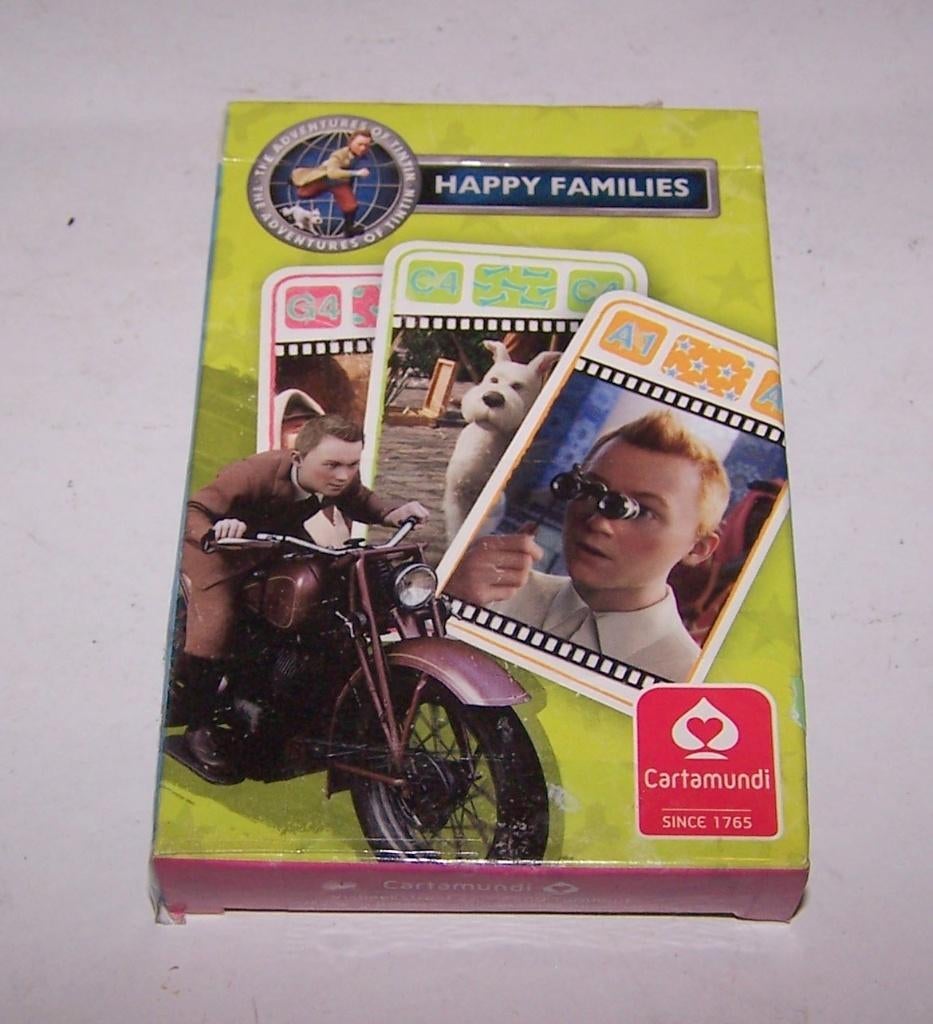 Kwartetspel Kuifje. Paramount Pictures 2012. Nwst/compleet., Verzamelen, Speelkaarten, Jokers en Kwartetten, Ophalen of Verzenden