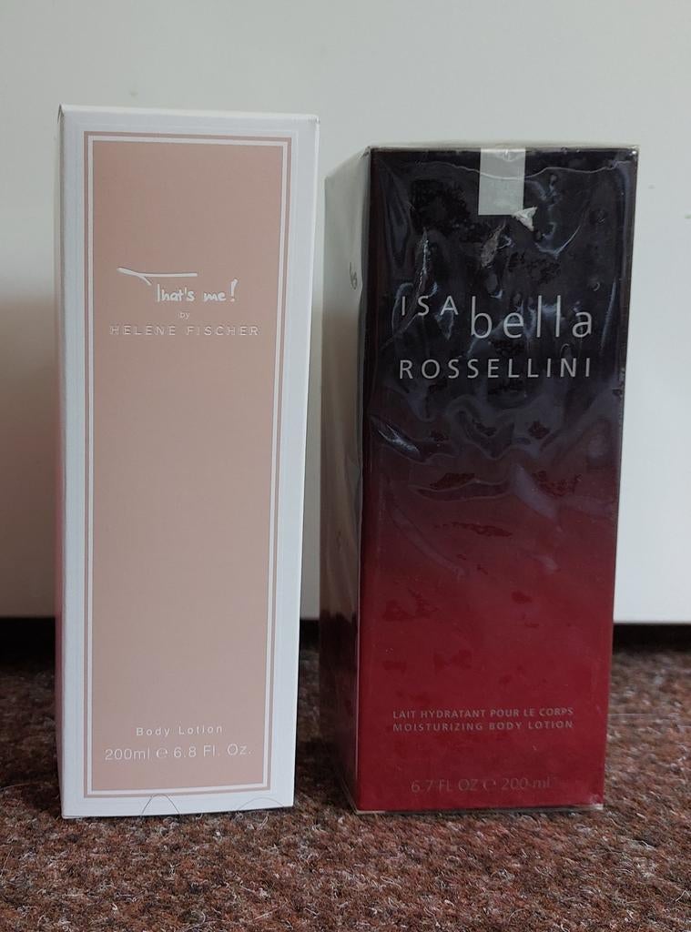 Helene Fischer en Isabella Rossellini Bodylotion, Ophalen of Verzenden, Nieuw, Bodylotion, Crème of Olie