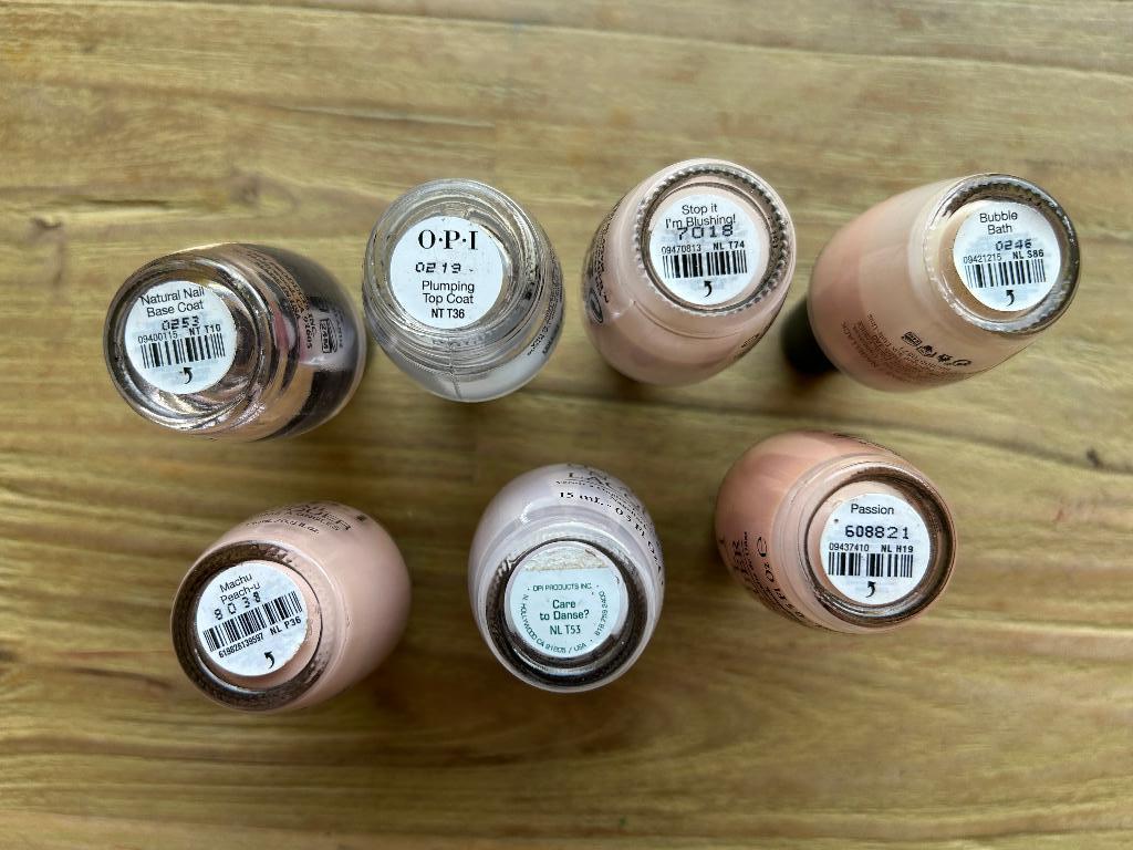 OPI nagellak naturel set, Overige kleuren, Ophalen of Verzenden, Zo goed als nieuw, Handen en Nagels
