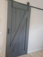 Schuifdeur met schuifdeursysteem, Ophalen, 80 tot 100 cm, Binnendeur, Schuifdeur
