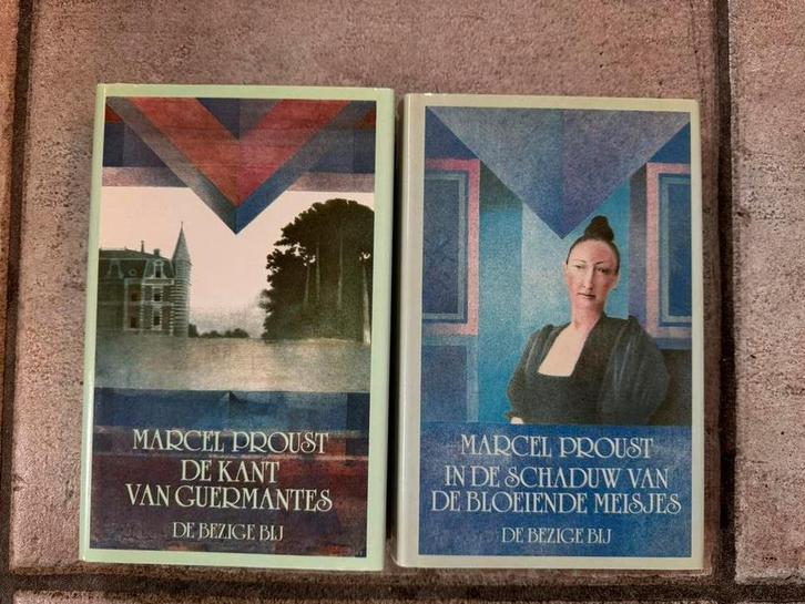Marcel Proust 2x hardcover z.g.a.n., Boeken, Literatuur, Zo goed als nieuw, Ophalen of Verzenden