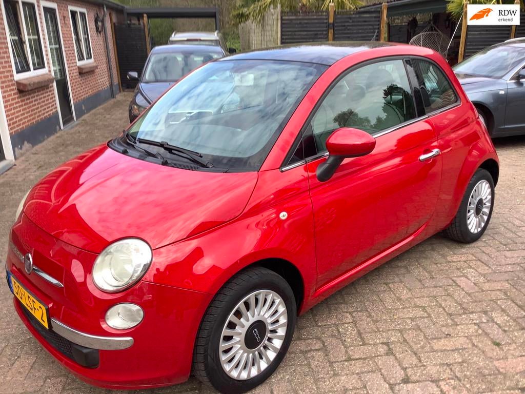 Fiat 500 1.2 Lounge AUTOMAAT APK TOT4-2027, Euro 5, Gebruikt, 1242 cc, 4 cilinders