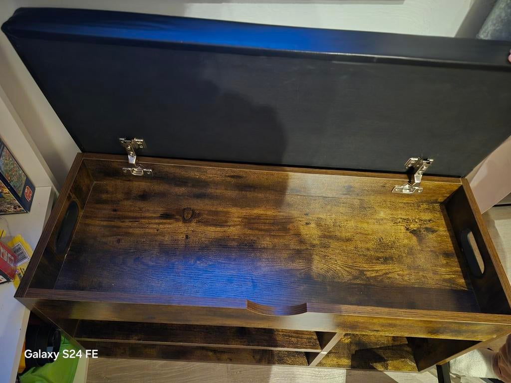 Schoenenkast met kapstok en zitje, Ophalen of Verzenden, Gebruikt, Industrieel