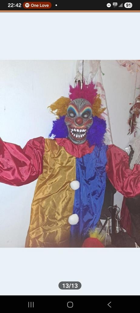 Halloween poppen en decoratie, Ophalen of Verzenden, Gebruikt, Versiering, Halloween of Griezel