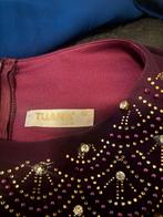 Nieuwe Paarse Avondjurk Maat 52 met Vlindermouw, Kleding | Dames, Gelegenheidskleding, Galajurk, Paars, Maat 46/48 (XL) of groter