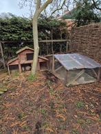 Gratis - Cavia/konijnenhok met ren, Dieren en Toebehoren, Ophalen, 90 cm of meer, Hok, Cavia