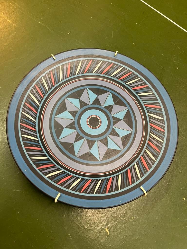 Wandbord keramiek 35cm, Ophalen