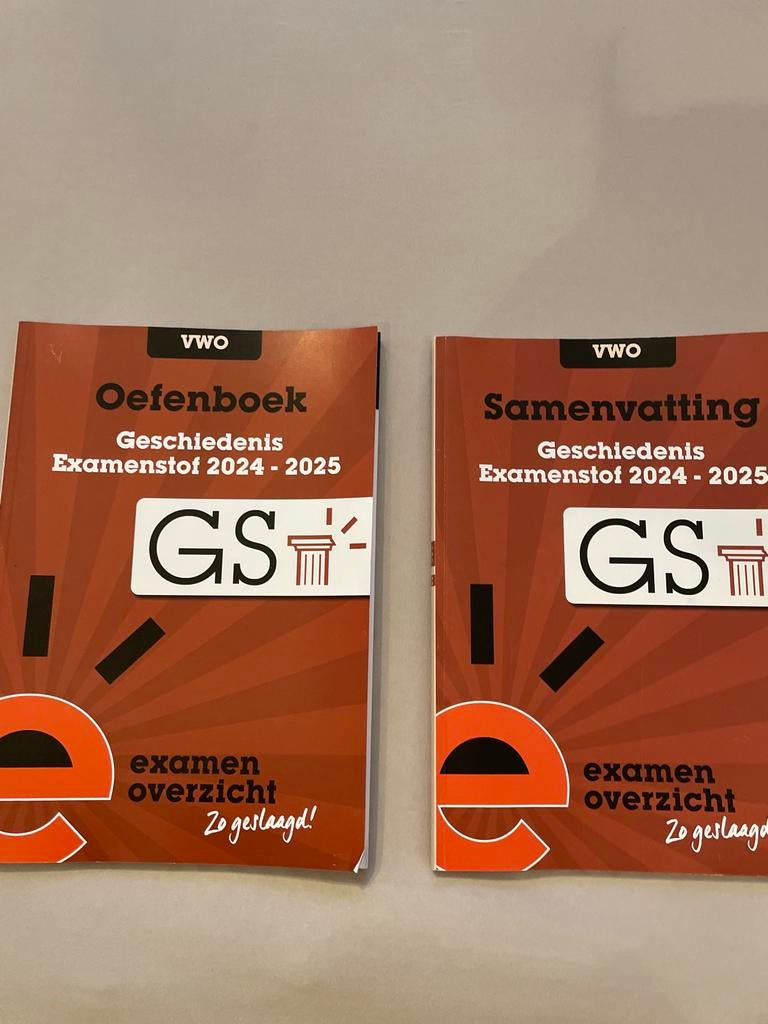 Examenoverzicht Geschiedenis VWO 2024-2025, Boeken, Schoolboeken, Ophalen of Verzenden, Zo goed als nieuw, VWO, Geschiedenis