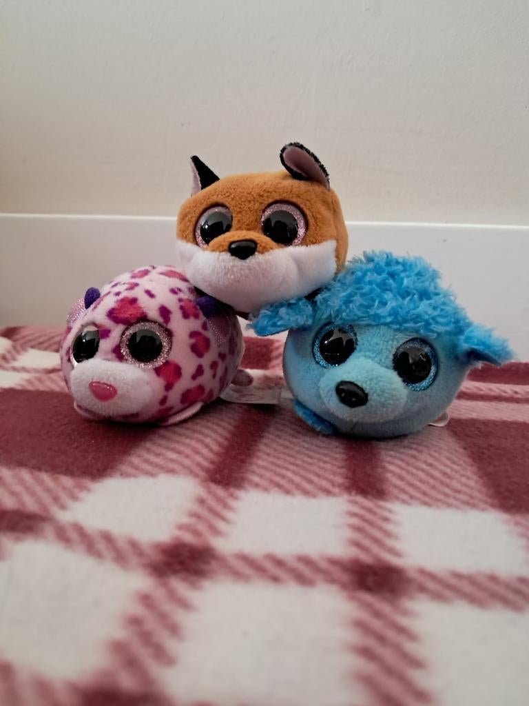 Beanie Boos TY - vos, hond en panter, Kinderen en Baby's, Speelgoed | Knuffels en Pluche, Ophalen of Verzenden, Zo goed als nieuw