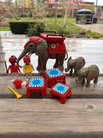 Vintage Playmobil set 3519 circus olifant met trainers, Ophalen, Nieuw, Complete set