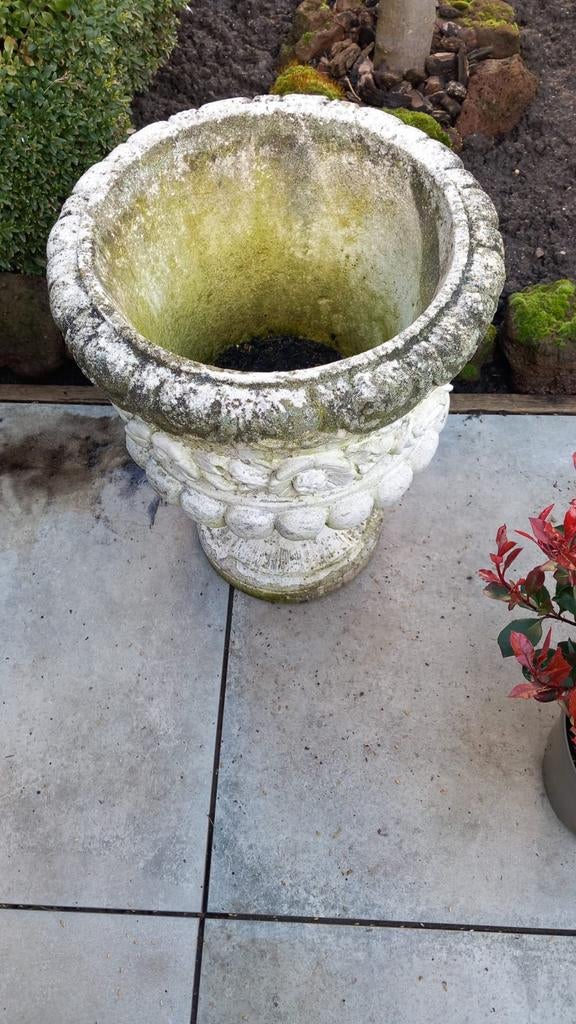 Zware betonnen bloempot, Ophalen of Verzenden